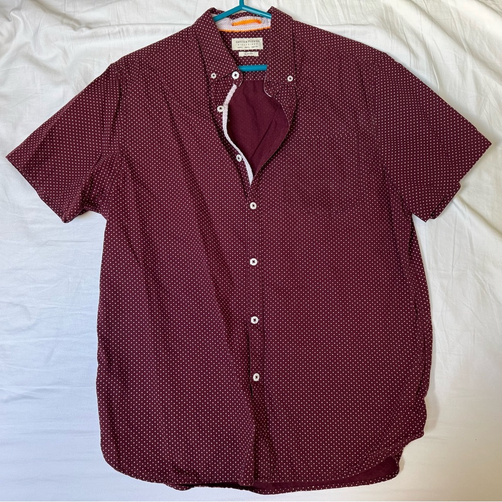 Lot of 5 Short Sleeve Button Downs